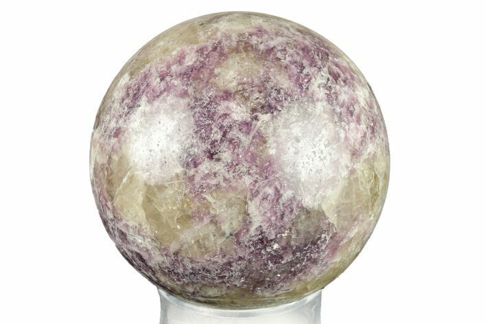 Sparkling Purple Lepidolite Sphere - Madagascar #258145